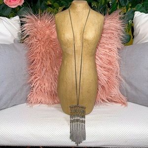 Buffalo Exchange Lg Silver Boho Inspired Necklace